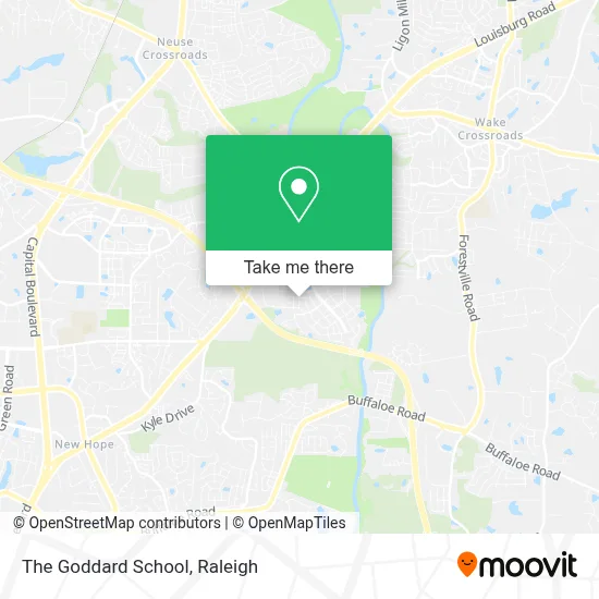 The Goddard School map