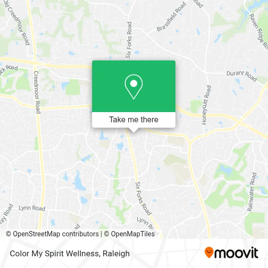 Color My Spirit Wellness map