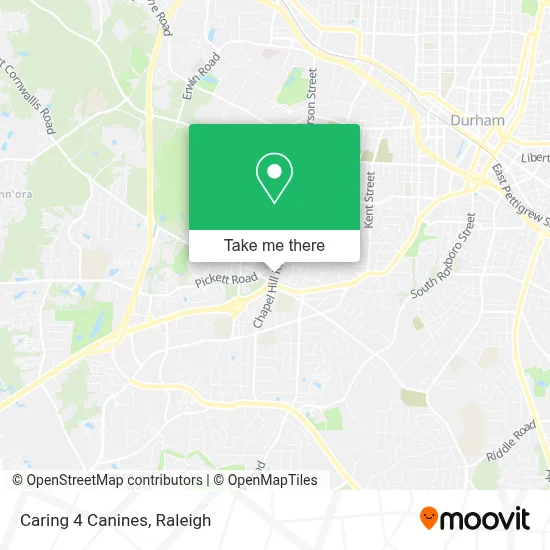 Caring 4 Canines map