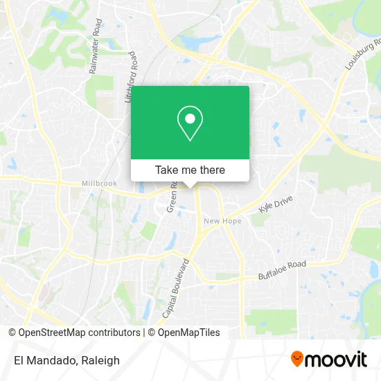 El Mandado map