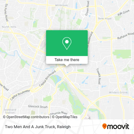 Two Men And A Junk Truck map
