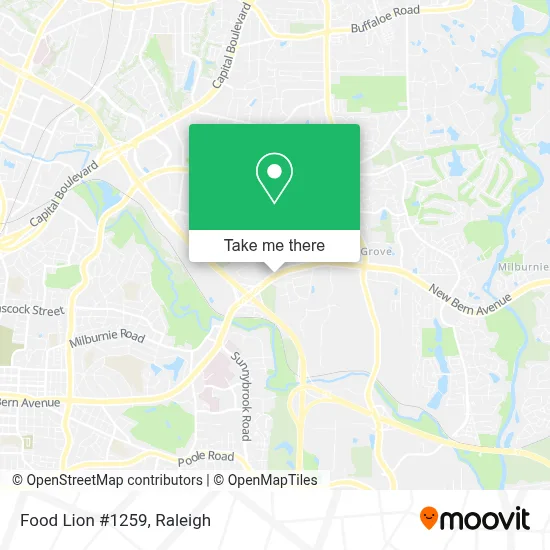 Food Lion #1259 map