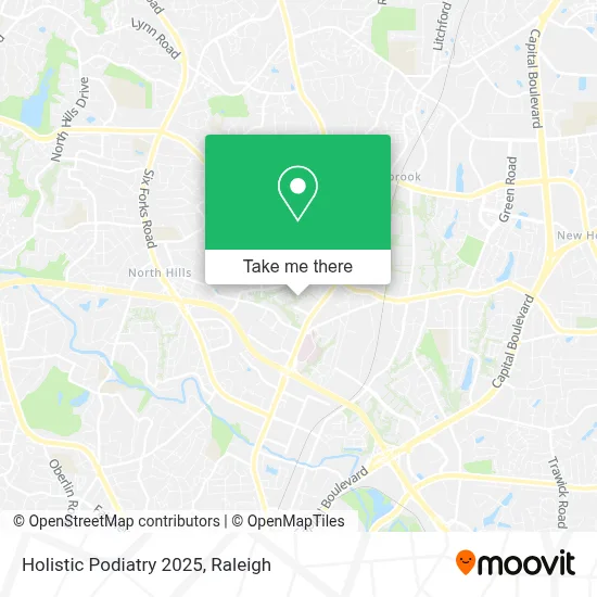 Holistic Podiatry 2025 map