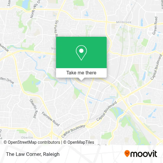 The Law Corner map