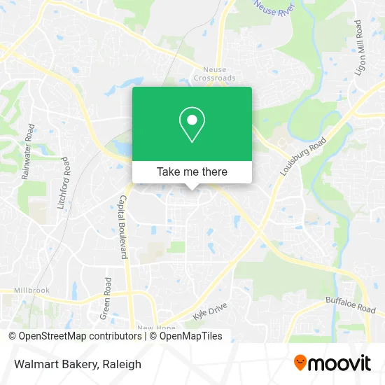 Walmart Bakery map