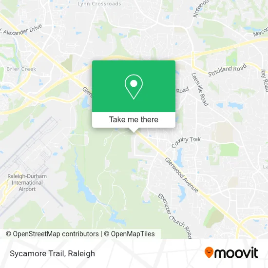 Sycamore Trail map
