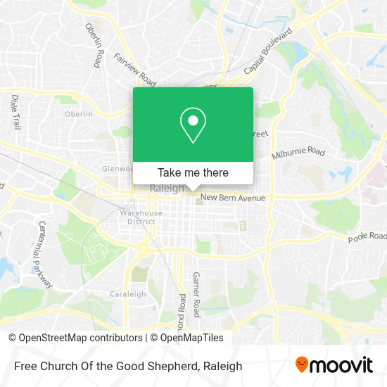 Free Church Of the Good Shepherd map