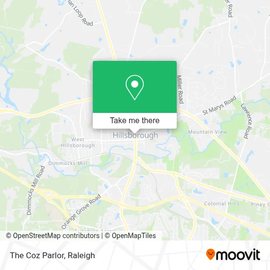 The Coz Parlor map