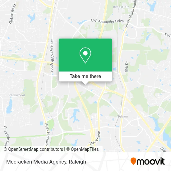 Mccracken Media Agency map