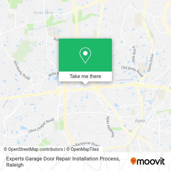 Experts Garage Door Repair Installation Process map