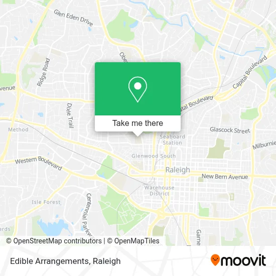 Edible Arrangements map