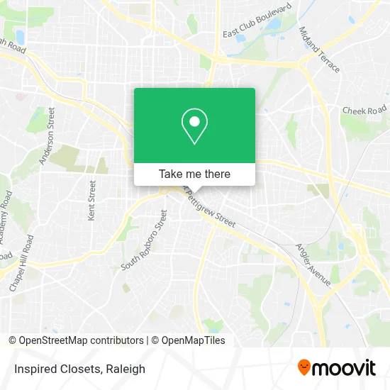 Inspired Closets map