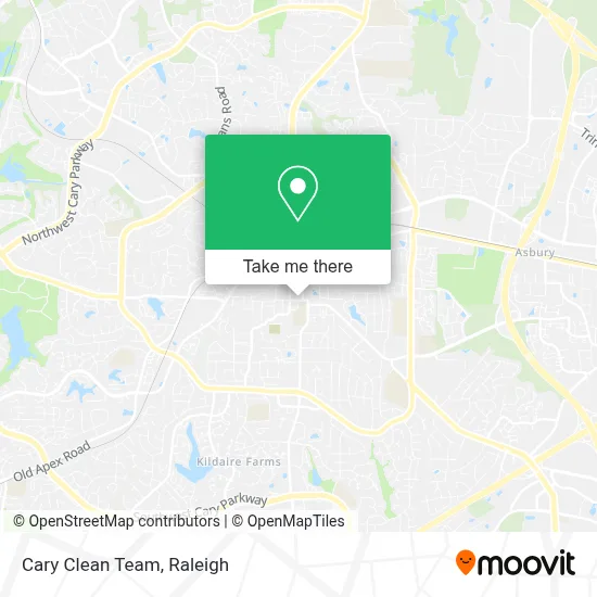 Cary Clean Team map