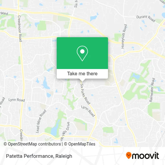 Patetta Performance map