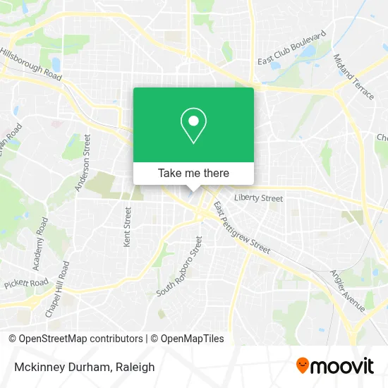 Mckinney Durham map