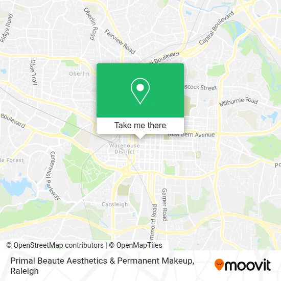 Primal Beaute Aesthetics & Permanent Makeup map