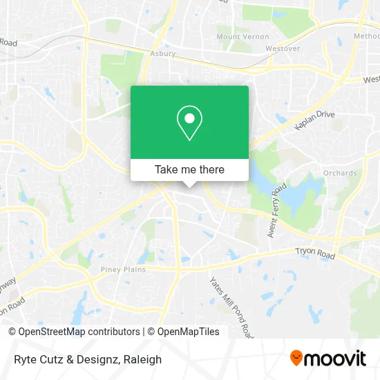 Ryte Cutz & Designz map