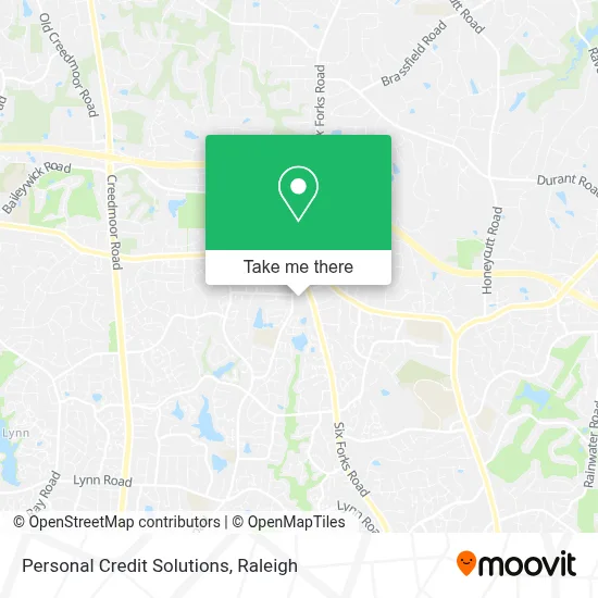 Personal Credit Solutions map