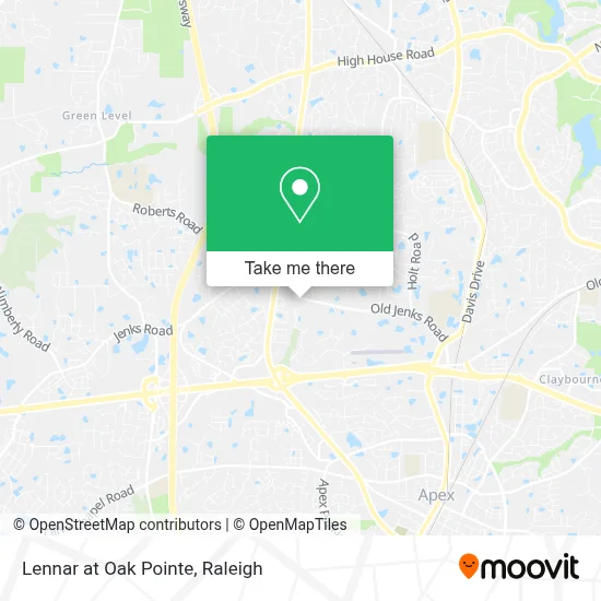 Lennar at Oak Pointe map