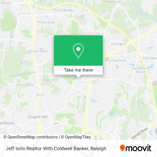 Jeff Iorio Realtor With Coldwell Banker map