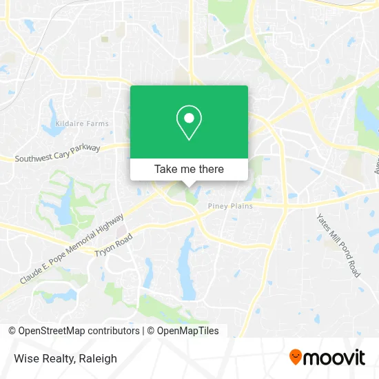 Wise Realty map