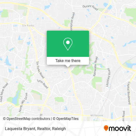 Laquesta Bryant, Realtor map
