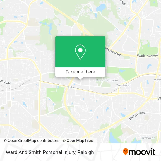 Ward And Smith Personal Injury map