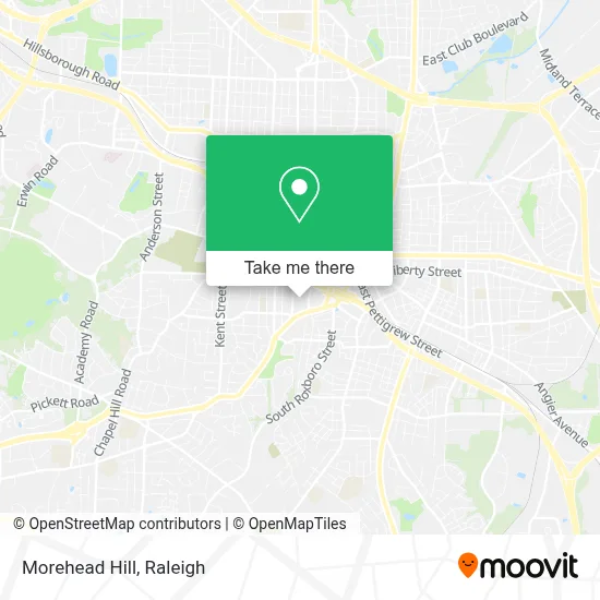 Morehead Hill map