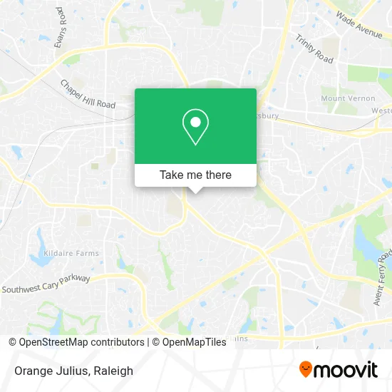 Orange Julius map