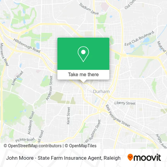 John Moore - State Farm Insurance Agent map