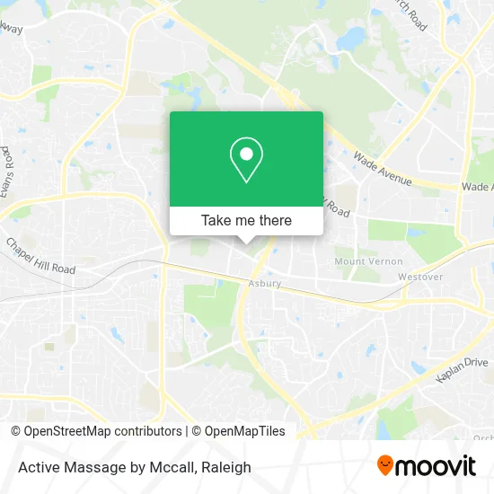 Active Massage by Mccall map