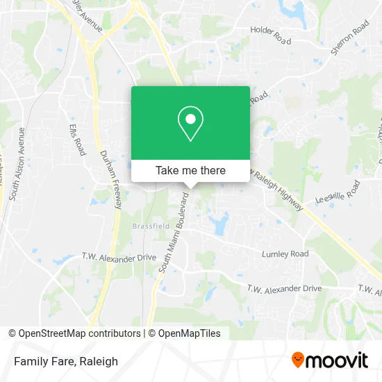 Family Fare map