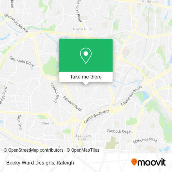 Becky Ward Designs map