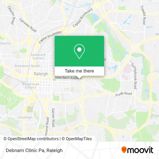 Debnam Clinic Pa map