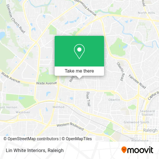 Lin White Interiors map
