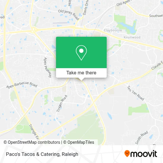 Paco's Tacos & Catering map