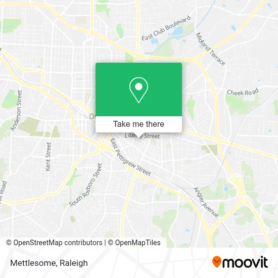 Mettlesome map