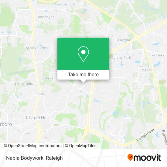 Nabla Bodywork map