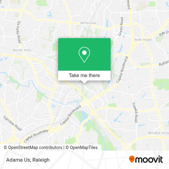 Adama Us map