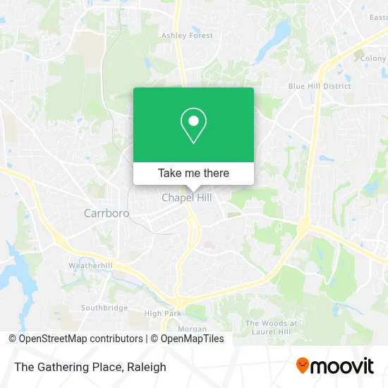 The Gathering Place map