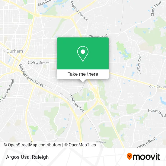 Argos Usa map