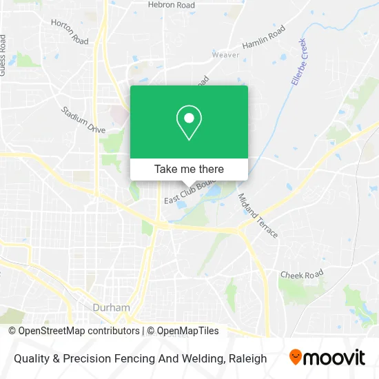 Quality & Precision Fencing And Welding map