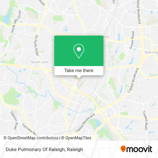 Duke Pulmonary Of Raleigh map