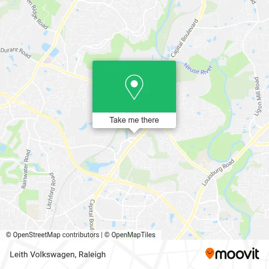Leith Volkswagen map