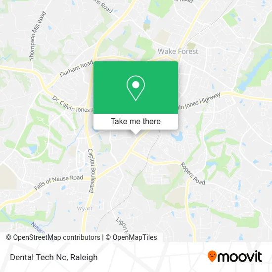 Dental Tech Nc map