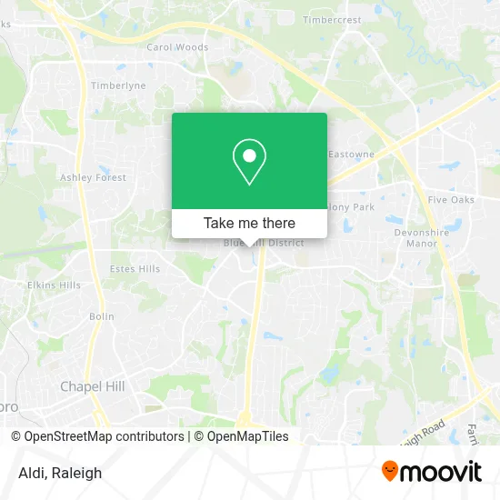 Aldi map