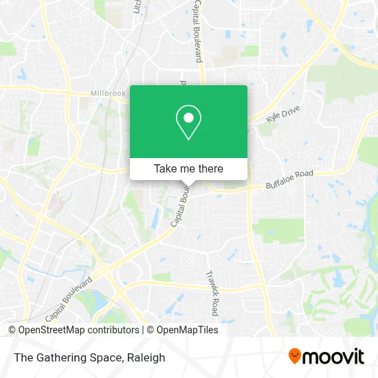 The Gathering Space map