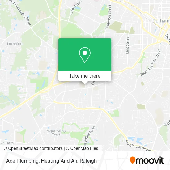 Ace Plumbing, Heating And Air map