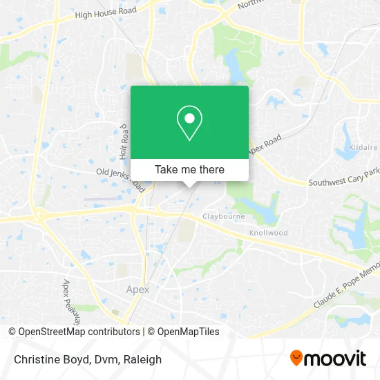 Christine Boyd, Dvm map