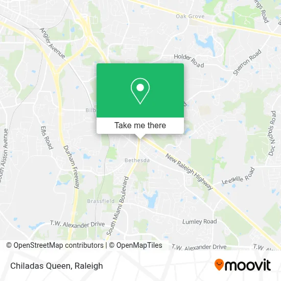 Chiladas Queen map